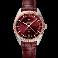 41 mm, acier ‑ or « Sedna™ » sur bracelet en cuir|OMEGA Best