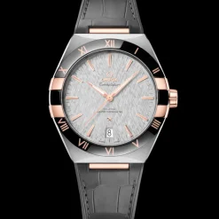 41 mm, acier ‑ or « Sedna™ » sur bracelet en cuir|OMEGA Best