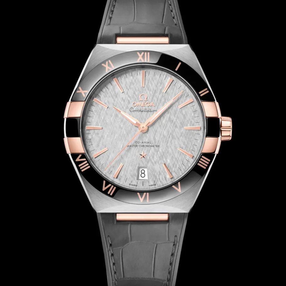41 mm, acier ‑ or « Sedna™ » sur bracelet en cuir|OMEGA Best