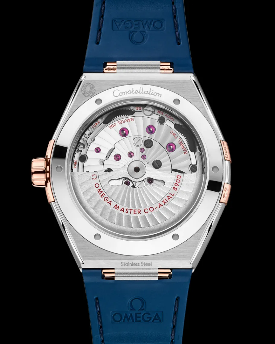 41 mm, acier ‑ or « Sedna™ » sur bracelet en cuir|OMEGA Fashion