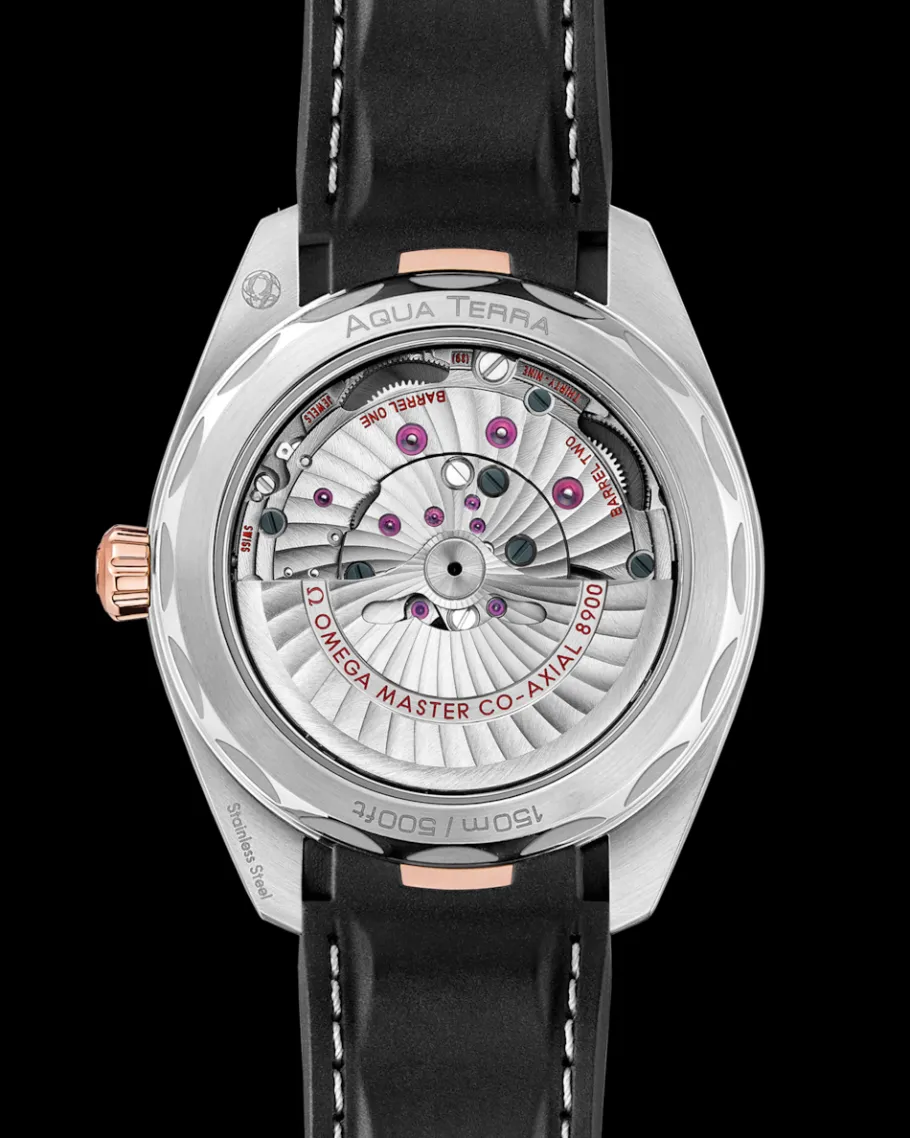 41 mm, acier ‑ or « Sedna™ » sur bracelet caoutchouc|OMEGA Outlet