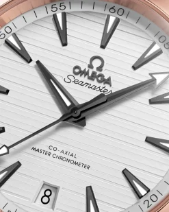 41 mm, acier ‑ or « Sedna™ » sur bracelet caoutchouc|OMEGA Outlet