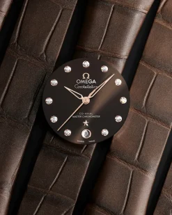 36 mm, acier ‑ or « Sedna™ » sur bracelet en cuir|OMEGA Sale