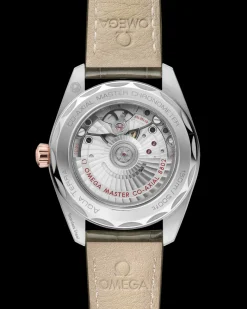 38 mm, acier ‑ or « Sedna™ » sur bracelet en cuir|OMEGA Fashion