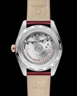 38 mm, acier ‑ or « Sedna™ » sur bracelet en cuir|OMEGA Fashion