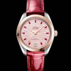 34 mm, acier ‑ or « Sedna™ » sur bracelet en cuir|OMEGA Best