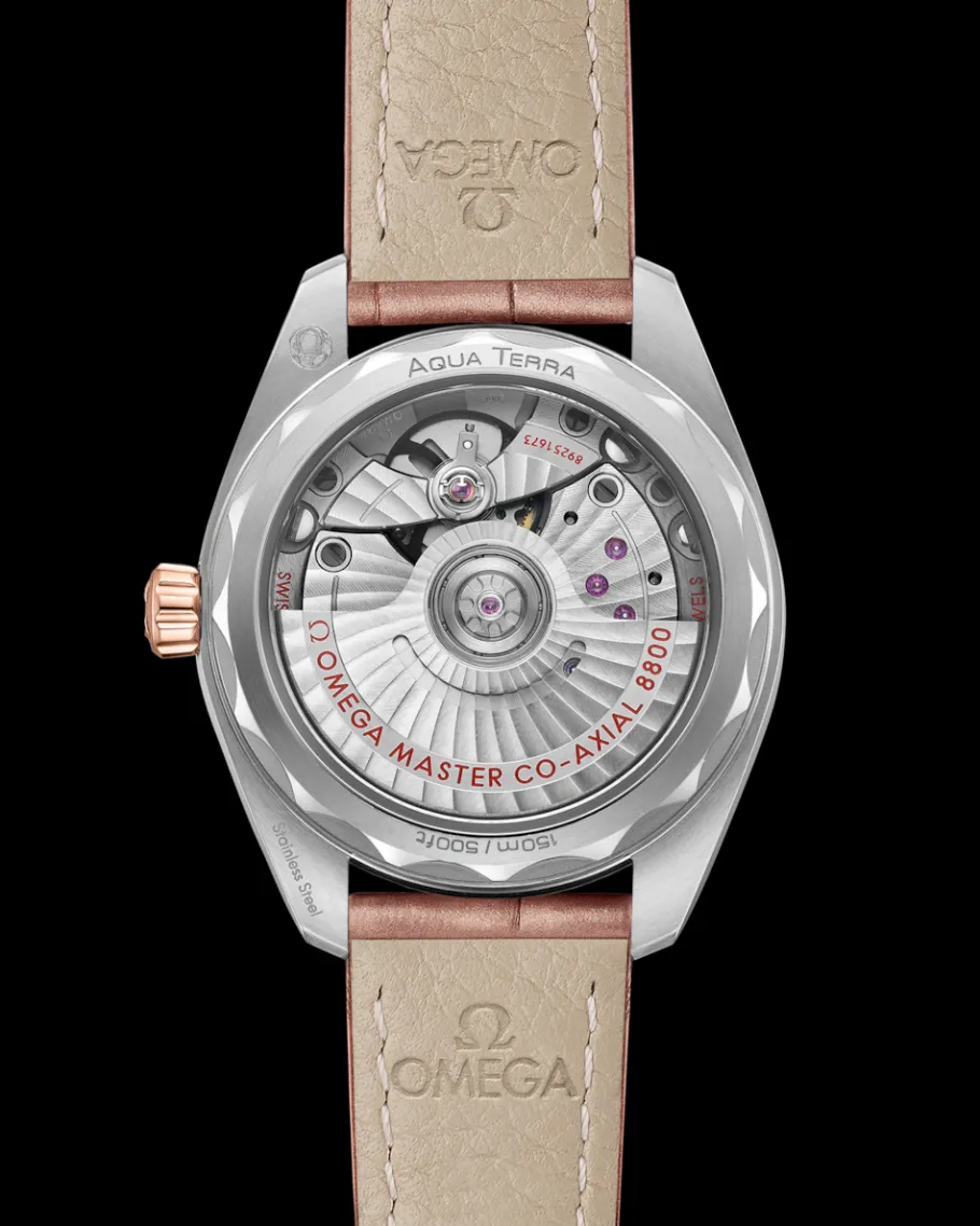 34 mm, acier ‑ or « Sedna™ » sur bracelet en cuir|OMEGA Best