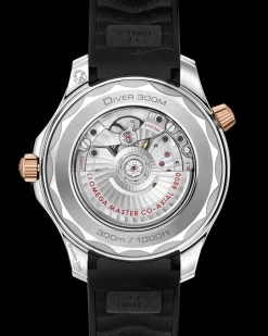 42 mm, acier ‑ or « Sedna™ » sur bracelet caoutchouc|OMEGA Online