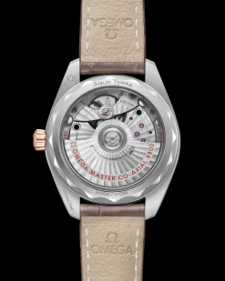 34 mm, acier ‑ or « Sedna™ » sur bracelet en cuir|OMEGA New