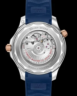 42 mm, acier ‑ or « Sedna™ » sur bracelet caoutchouc|OMEGA Outlet