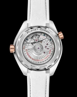 39,5 mm, acier ‑ or « Sedna™ » sur bracelet en cuir doublé de caoutchouc|OMEGA Discount