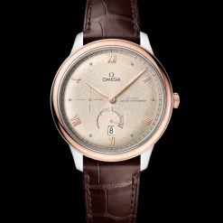 41 mm, acier ‑ or « Sedna™ » sur bracelet en cuir|OMEGA Outlet