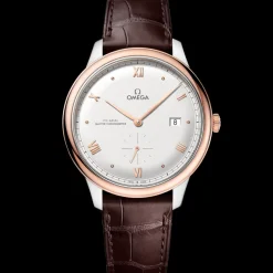 41 mm, acier ‑ or « Sedna™ » sur bracelet en cuir|OMEGA New