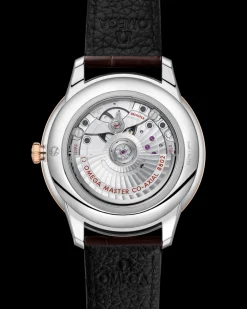 41 mm, acier ‑ or « Sedna™ » sur bracelet en cuir|OMEGA New