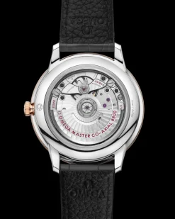 40 mm, acier ‑ or « Sedna™ » sur bracelet en cuir|OMEGA New