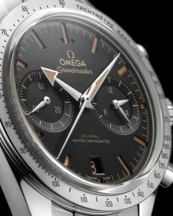 40,5 mm, acier sur acier|OMEGA New