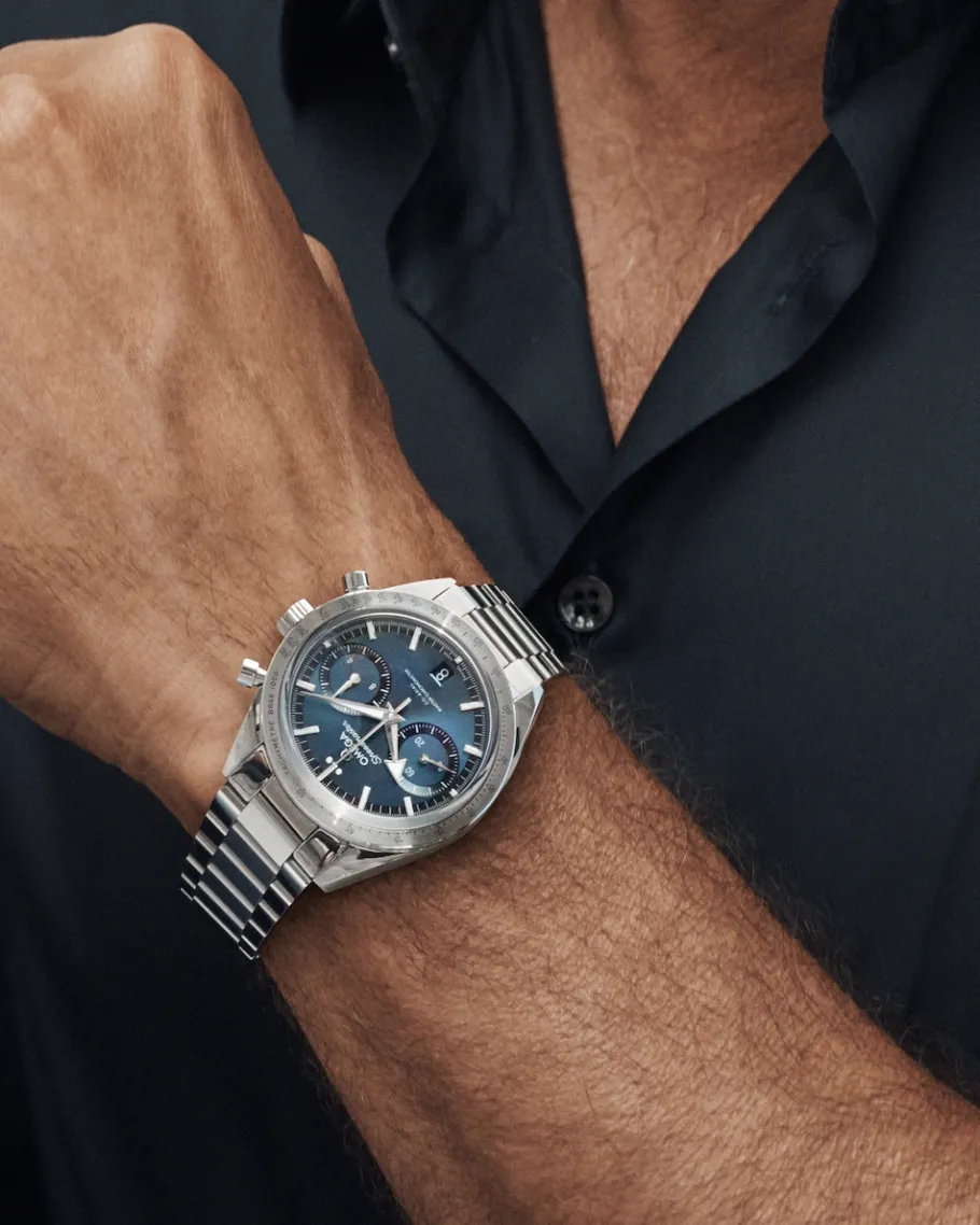 40,5 mm, acier sur acier|OMEGA Hot