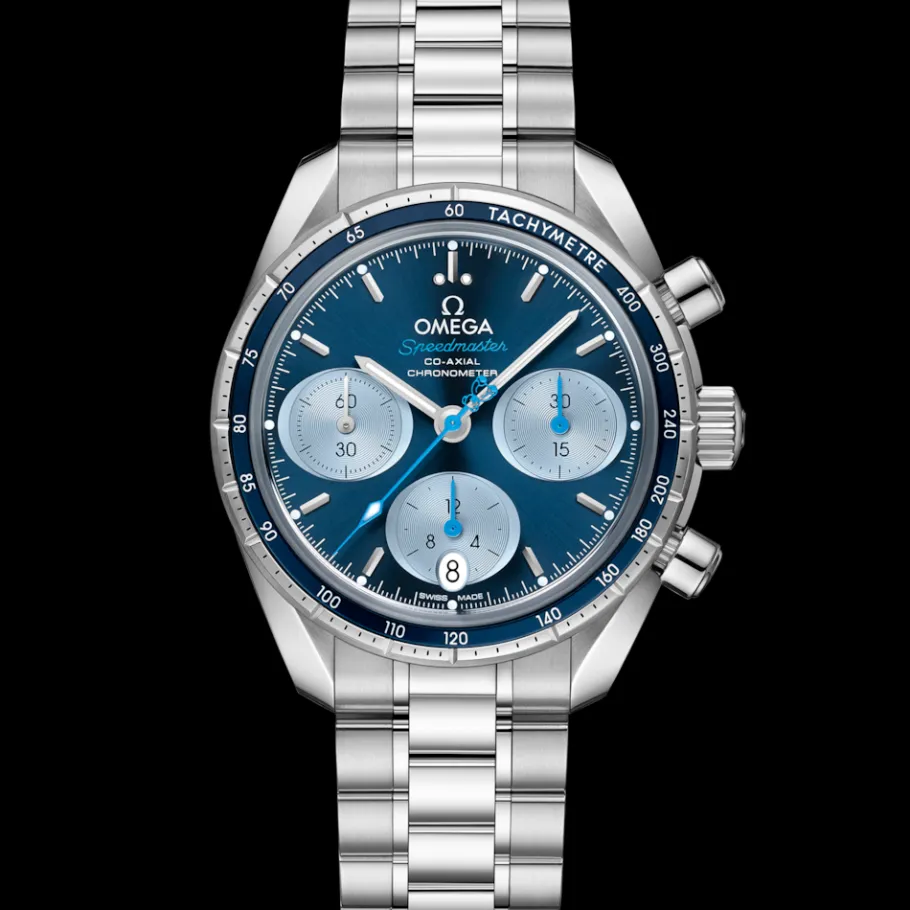 38 mm, acier sur acier|OMEGA Hot