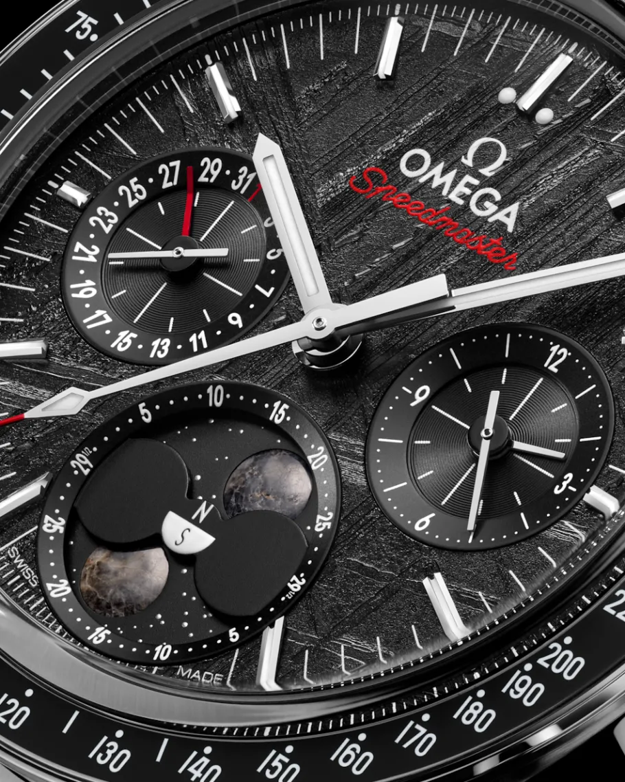 43 mm, acier sur acier|OMEGA Hot