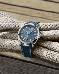 41 mm, acier sur bracelet caoutchouc|OMEGA New