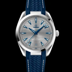 41 mm, acier sur bracelet caoutchouc|OMEGA Fashion