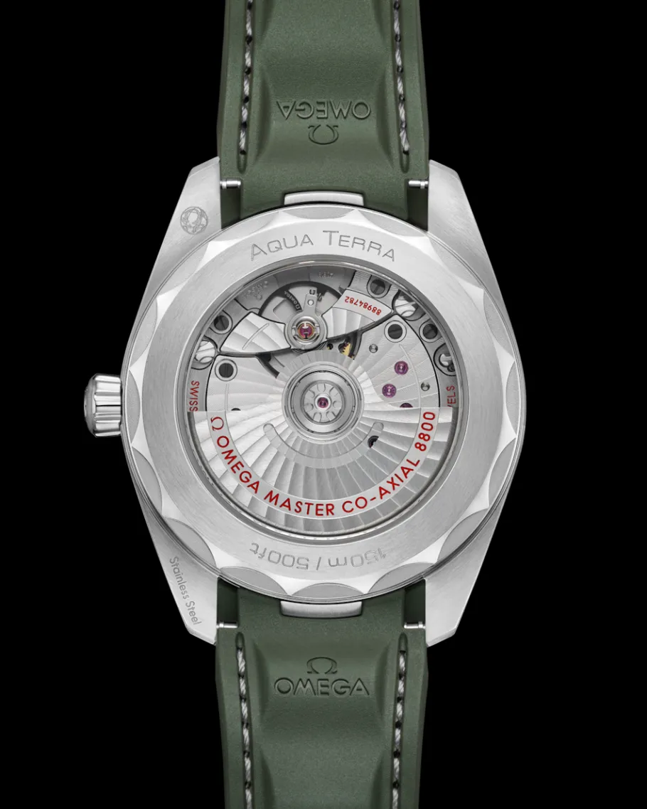 38 mm, acier sur bracelet caoutchouc|OMEGA Fashion