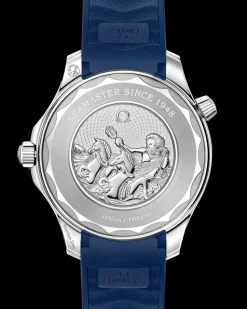 42 mm, acier sur bracelet caoutchouc|OMEGA Discount