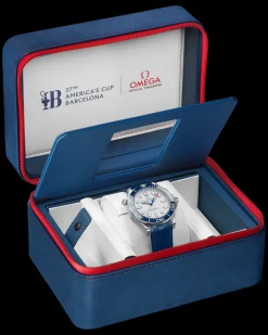 42 mm, acier sur bracelet caoutchouc|OMEGA Fashion