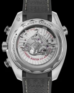 45,5 mm, acier sur bracelet caoutchouc|OMEGA New