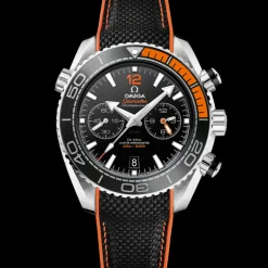 45,5 mm, acier sur bracelet caoutchouc|OMEGA Outlet