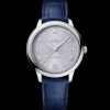 34 mm, acier sur bracelet en cuir|OMEGA New