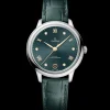 34 mm, acier sur bracelet en cuir|OMEGA Online