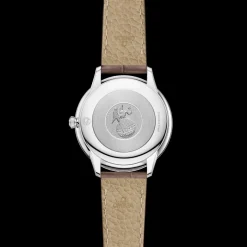 30 mm, acier sur bracelet en cuir|OMEGA Sale