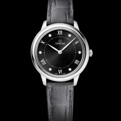 30 mm, acier sur bracelet en cuir|OMEGA Outlet