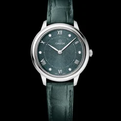 30 mm, acier sur bracelet en cuir|OMEGA Best