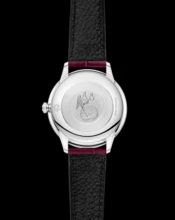 27,5 mm, acier sur bracelet en cuir|OMEGA New