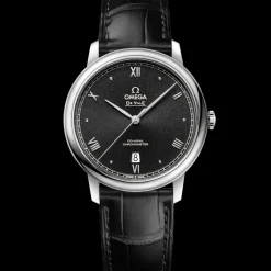 39,5 mm, acier sur bracelet en cuir|OMEGA Best