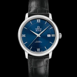 39,5 mm, acier sur bracelet en cuir|OMEGA Sale