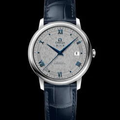 39,5 mm, acier sur bracelet en cuir|OMEGA Online