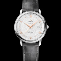 39,5 mm, acier sur bracelet en cuir|OMEGA Fashion