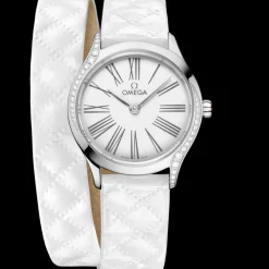 26 mm, acier sur bracelet en cuir|OMEGA Best