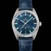 39 mm, acier sur bracelet en cuir|OMEGA Online