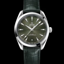 41 mm, acier sur bracelet en cuir|OMEGA Discount