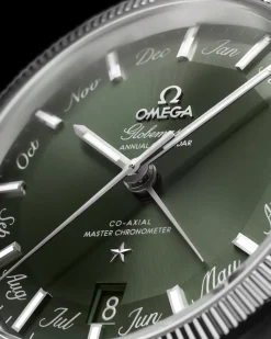 41 mm, acier sur bracelet en cuir|OMEGA Discount