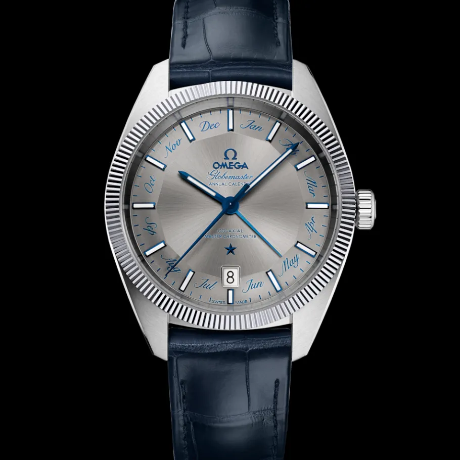 41 mm, acier sur bracelet en cuir|OMEGA Discount