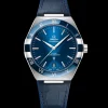 41 mm, acier sur bracelet en cuir|OMEGA Online