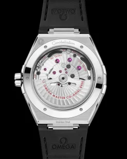 41 mm, acier sur bracelet en cuir|OMEGA Fashion