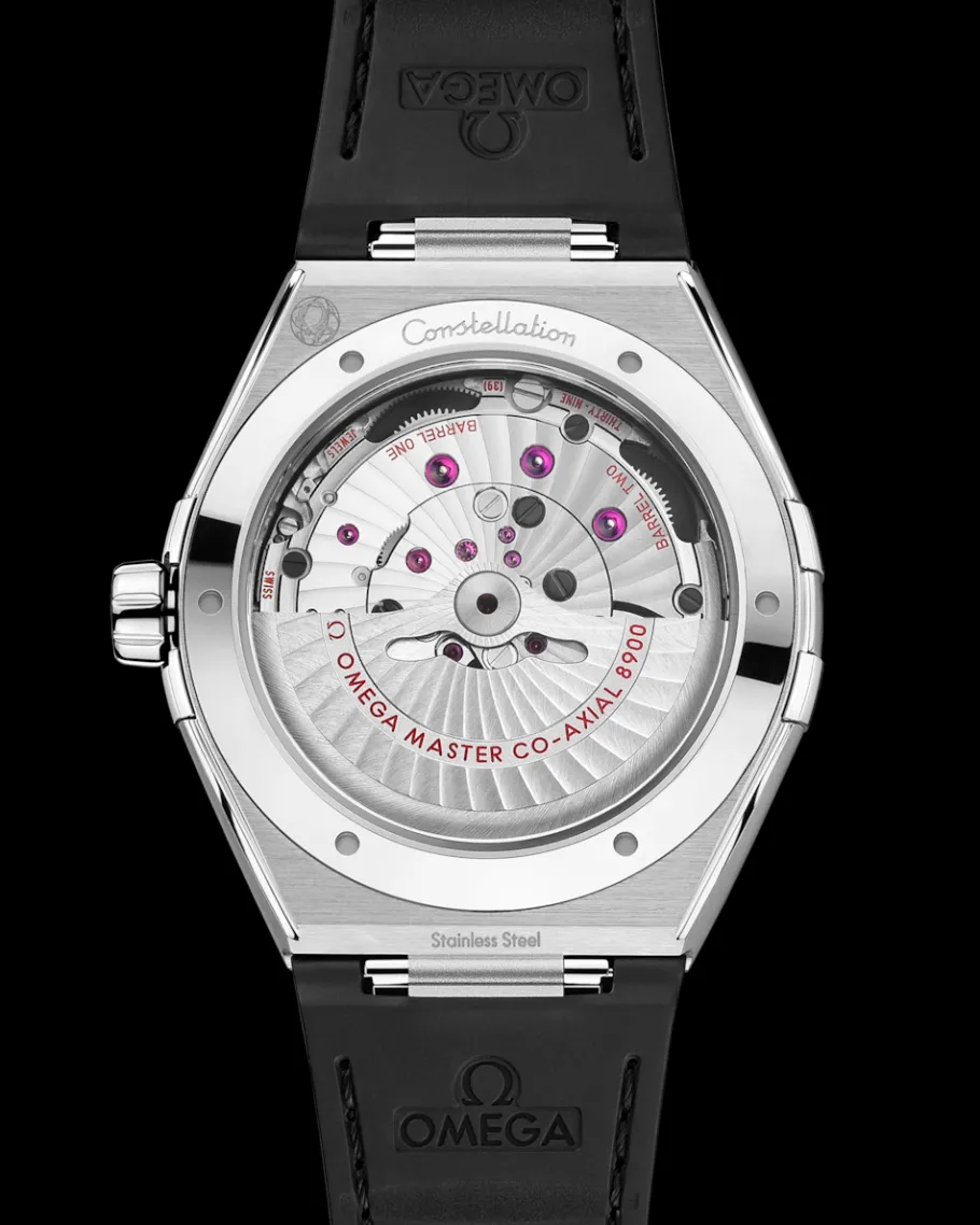 41 mm, acier sur bracelet en cuir|OMEGA Fashion