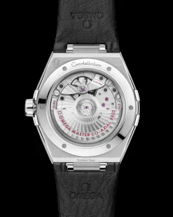 39 mm, acier sur bracelet en cuir|OMEGA New