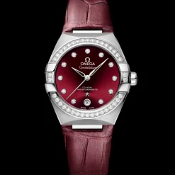 36 mm, acier sur bracelet en cuir|OMEGA New